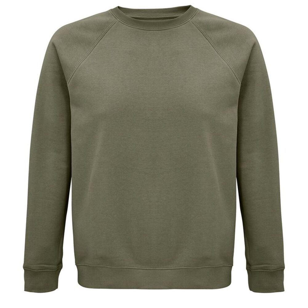 SOLS Unisex Adult Space  Sweatshirt / Khaki